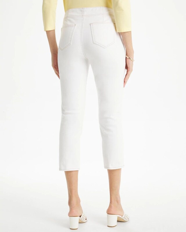 Pull-On 22 Capri Jeans - image 3